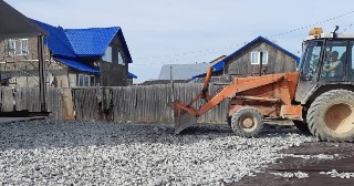 Отсыпка участка Новоалтайск, цена от 207 р./куб.